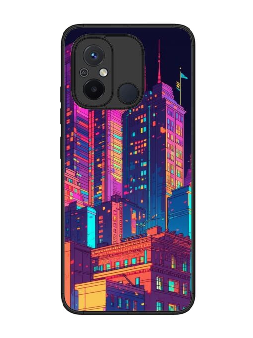 City View Glossy Metal Phone Cover for Xiaomi Redmi 12C Zapvi