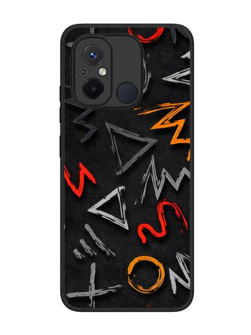 Grungy Graffiti Glossy Metal Phone Cover for Xiaomi Redmi 12C Zapvi