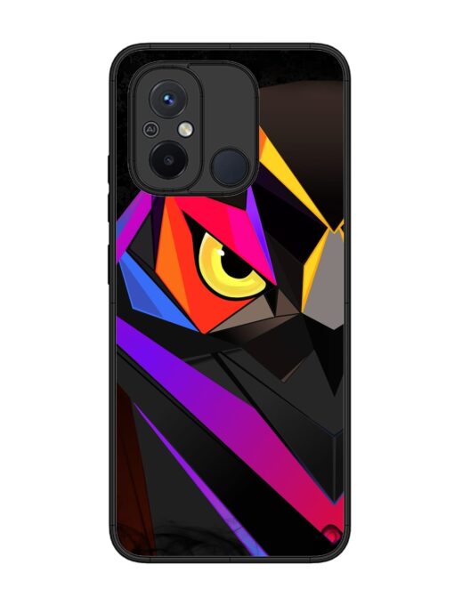 Wpap Owl Glossy Metal Phone Cover for Xiaomi Redmi 12C Zapvi