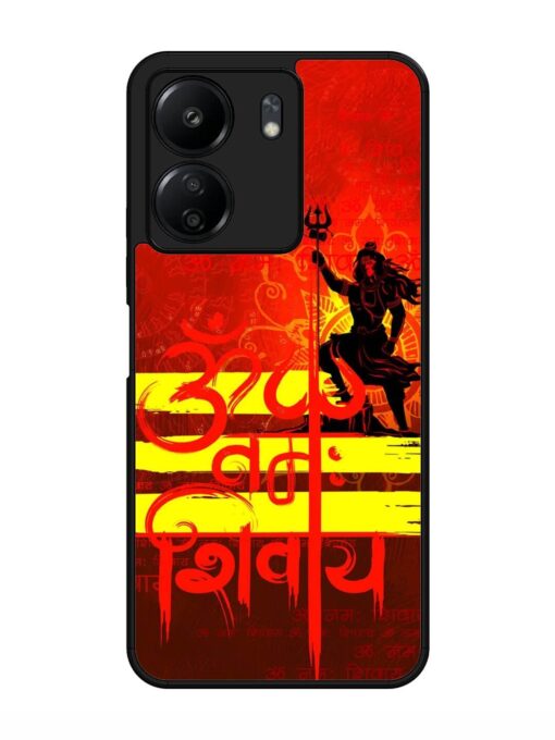 Illustration Lord Shiva Glossy Metal TPU Phone Cover for Xiaomi Redmi 13C (4G) Zapvi