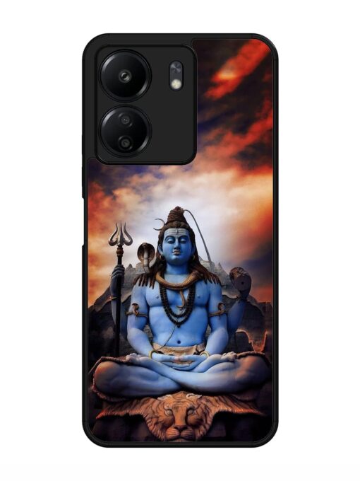 Jai Jai Shiv Glossy Metal Phone Cover for Xiaomi Redmi 13C (4G) Zapvi