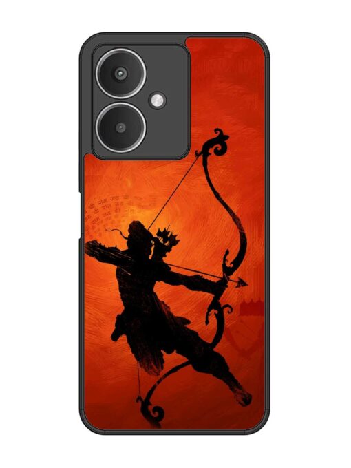 Illustration Lord Rama Glossy Metal Phone Cover for Xiaomi Redmi 13C (5G) Zapvi