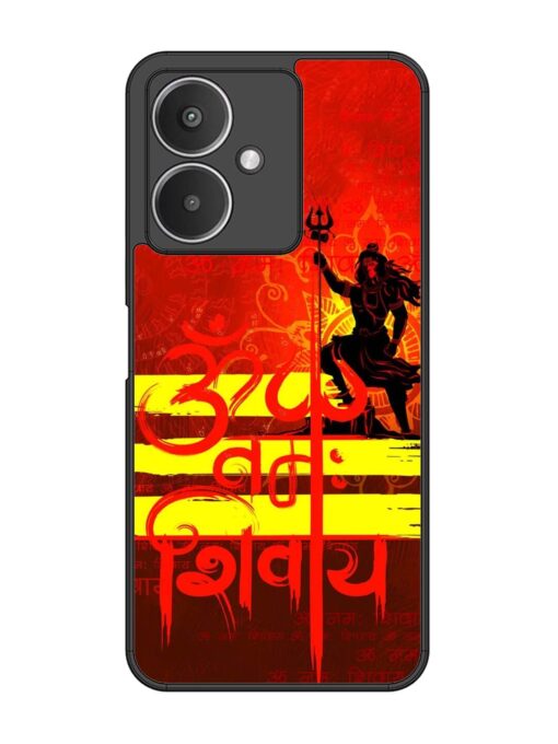 Illustration Lord Shiva Glossy Metal TPU Phone Cover for Xiaomi Redmi 13C (5G) Zapvi