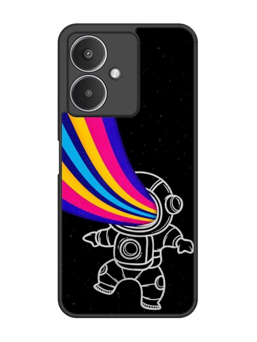 Astronaut Glossy Metal TPU Phone Cover for Xiaomi Redmi 13C (5G) Zapvi