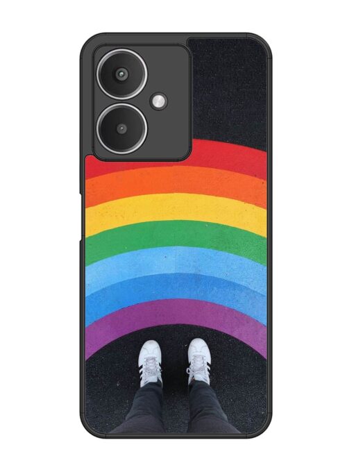 Legs Rainbow Glossy Metal TPU Phone Cover for Xiaomi Redmi 13C (5G) Zapvi