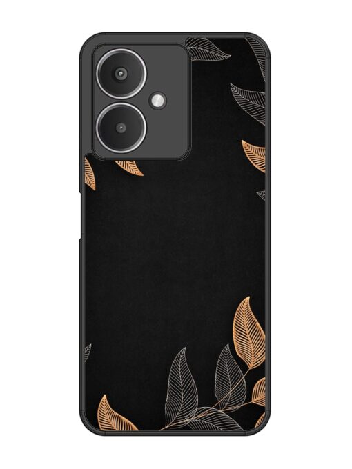 Foliage Art Glossy Metal Phone Cover for Xiaomi Redmi 13C (5G) Zapvi