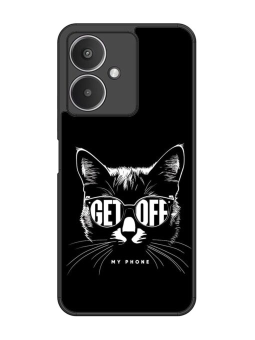 Get Off Glossy Metal TPU Phone Cover for Xiaomi Redmi 13C (5G) Zapvi