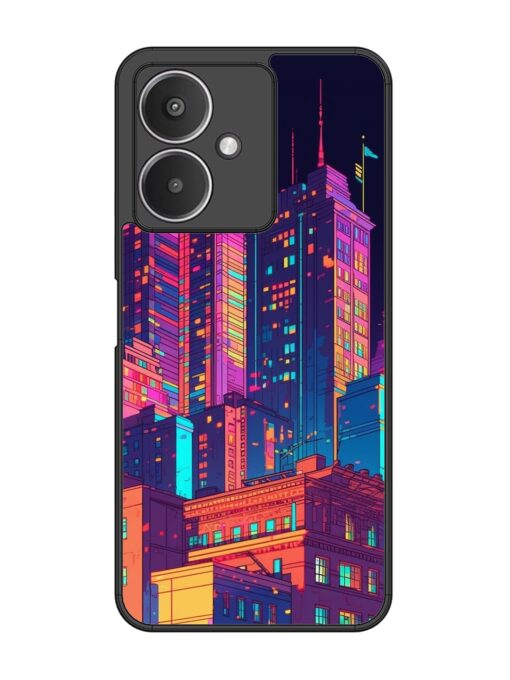 City View Glossy Metal Phone Cover for Xiaomi Redmi 13C (5G) Zapvi