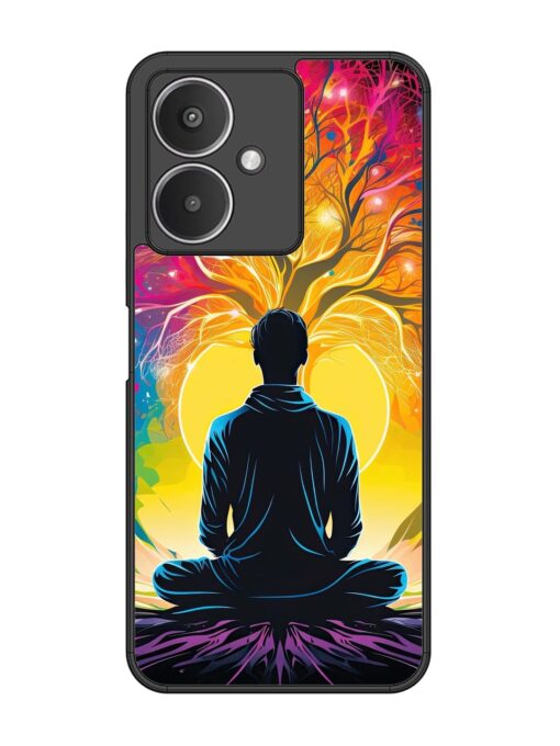 Mind Colourful Glossy Metal Phone Cover for Xiaomi Redmi 13C (5G) Zapvi