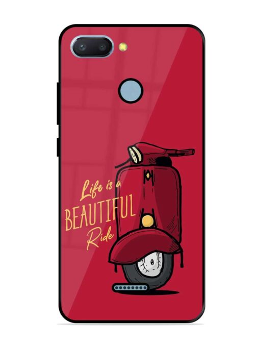 Life Is Beautiful Rides Glossy Metal Phone Cover for Xiaomi Redmi 6 Zapvi