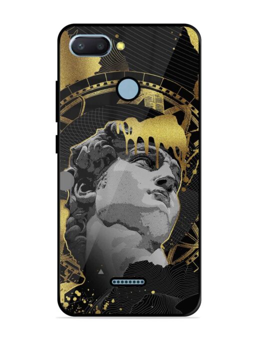 Roman Face Glossy Metal Phone Cover for Xiaomi Redmi 6 Zapvi