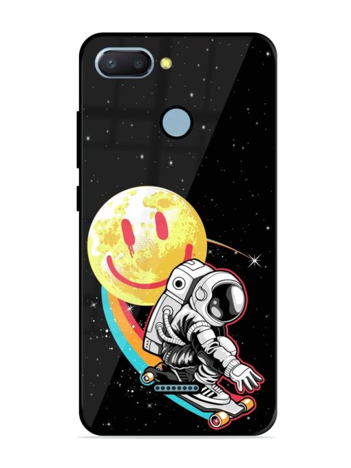 Astronaut Art Glossy Metal Phone Cover for Xiaomi Redmi 6