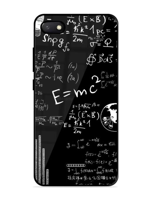 E=Mc2 Mass?Energy Equivalence Glossy Metal Phone Cover for Xiaomi Redmi 6A Zapvi