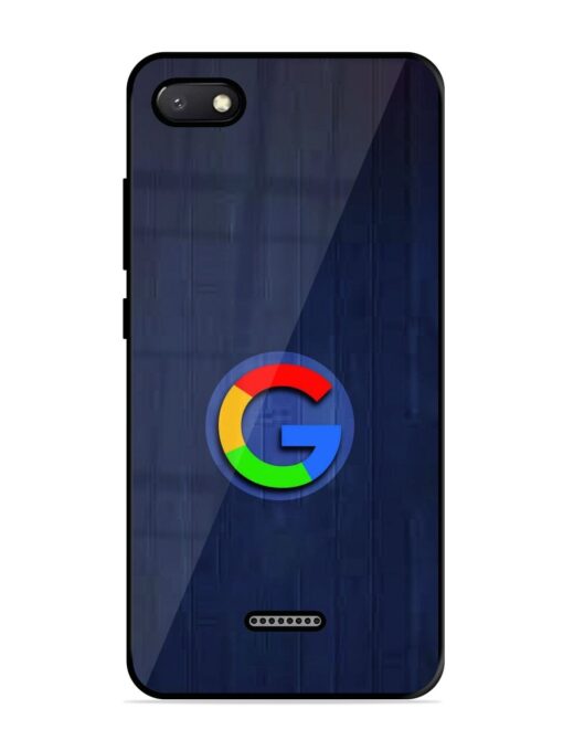 Google Logo Printed Glossy Metal TPU Phone Cover for Xiaomi Redmi 6A