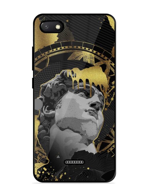 Roman Face Glossy Metal Phone Cover for Xiaomi Redmi 6A