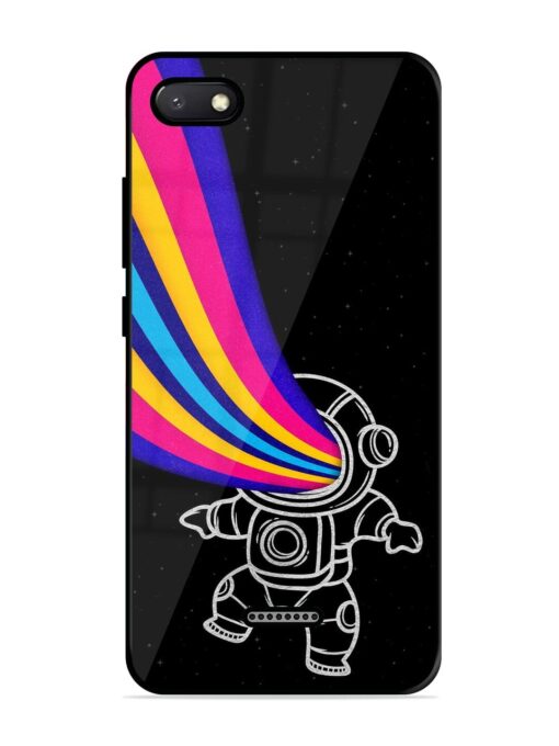 Astronaut Glossy Metal TPU Phone Cover for Xiaomi Redmi 6A