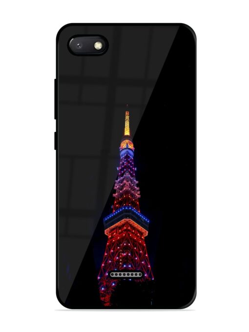 Eiffel Tower Night View Glossy Metal Phone Cover for Xiaomi Redmi 6A