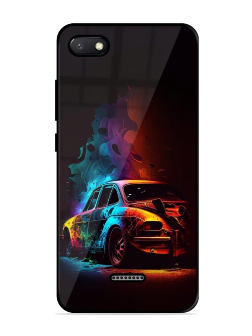 High Classic Car Art Glossy Metal Phone Cover for Xiaomi Redmi 6A Zapvi