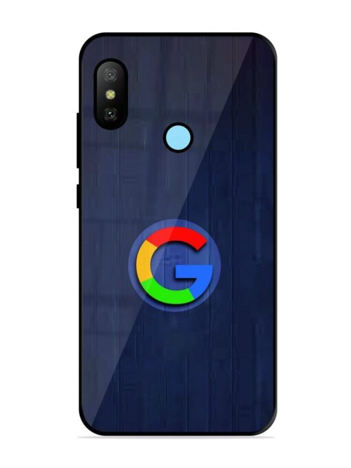 Google Logo Printed Glossy Metal TPU Phone Cover for Xiaomi Redmi 6 Pro Zapvi