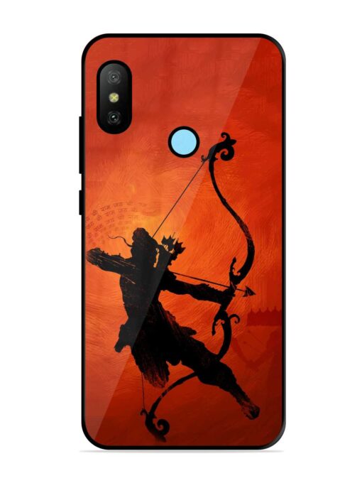 Illustration Lord Rama Glossy Metal Phone Cover for Xiaomi Redmi 6 Pro Zapvi