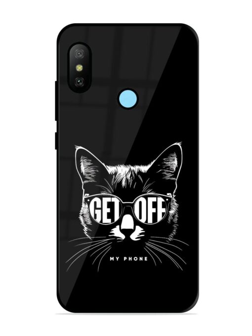 Get Off Glossy Metal TPU Phone Cover for Xiaomi Redmi 6 Pro