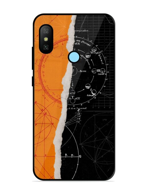 Planning Zoning Glossy Metal Phone Cover for Xiaomi Redmi 6 Pro