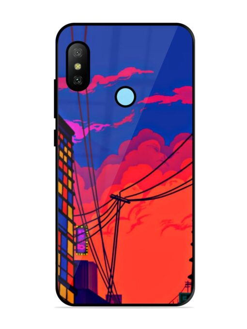 Sky At Morning Glossy Metal Phone Cover for Xiaomi Redmi 6 Pro