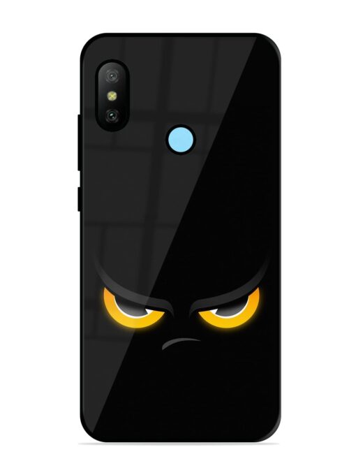 Cartoon Eye Glossy Metal Phone Cover for Xiaomi Redmi 6 Pro