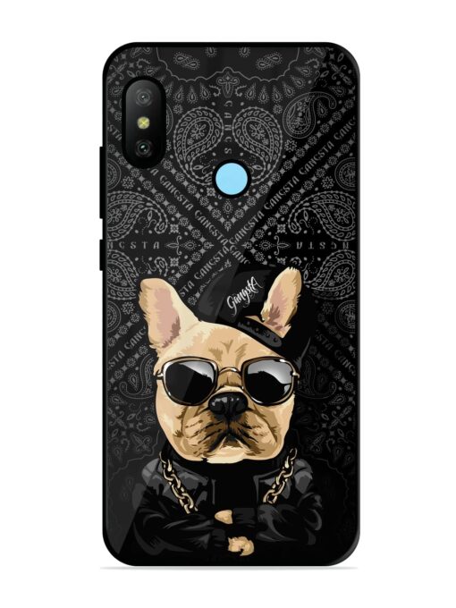 Gangsta Cool Sunmetales Dog Glossy Metal Phone Cover for Xiaomi Redmi 6 Pro Zapvi