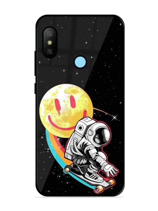 Astronaut Art Glossy Metal Phone Cover for Xiaomi Redmi 6 Pro