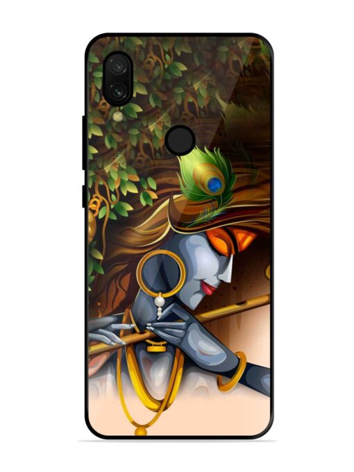 Krishna Glossy Metal Phone Cover for Xiaomi Redmi 7 Zapvi