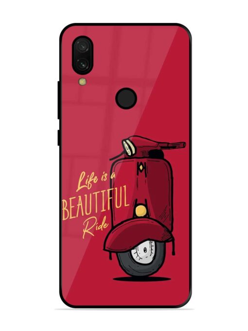 Life Is Beautiful Rides Glossy Metal Phone Cover for Xiaomi Redmi 7 Zapvi