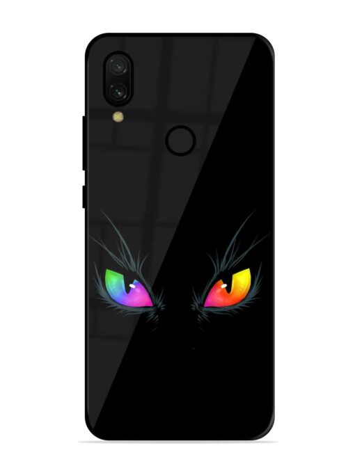 Cat Eyes Glossy Metal Phone Cover for Xiaomi Redmi 7