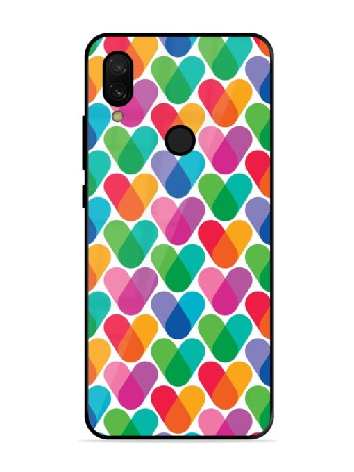 Overlapping Colors Colorful Glossy Metal TPU Phone Cover for Xiaomi Redmi 7 Zapvi