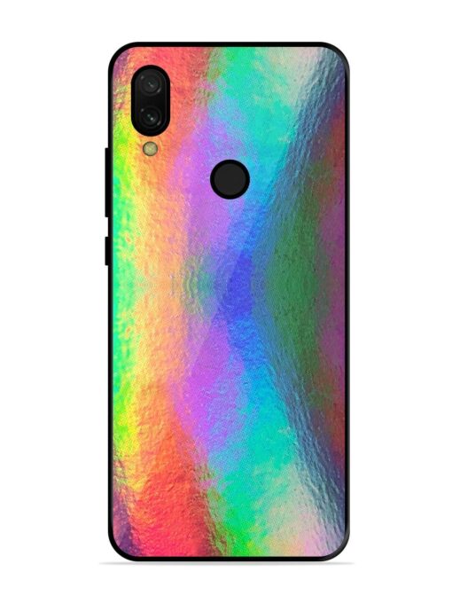 Colorful Holographic Background Glossy Metal TPU Phone Cover for Xiaomi Redmi 7 Zapvi