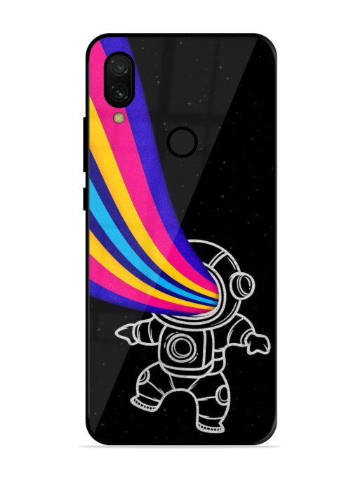 Astronaut Glossy Metal TPU Phone Cover for Xiaomi Redmi 7