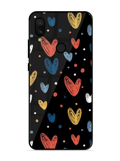 Happy Valentines Day Glossy Metal TPU Phone Cover for Xiaomi Redmi 7