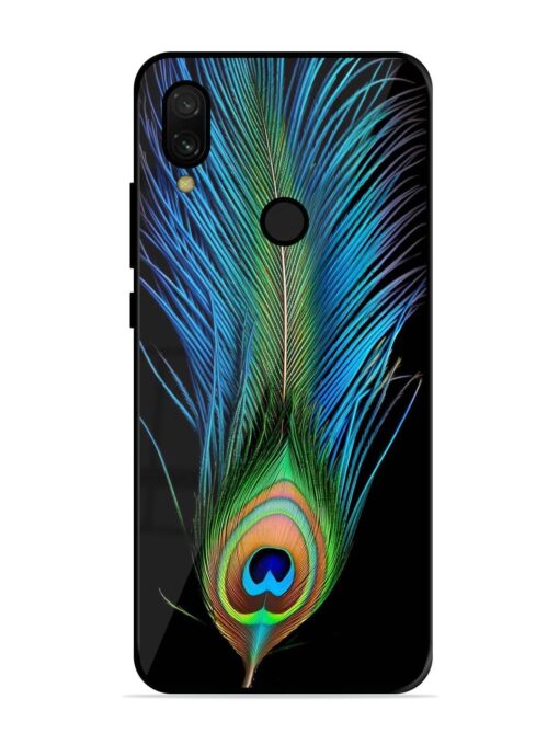 Peacock Feather Glossy Metal TPU Phone Cover for Xiaomi Redmi 7 Zapvi