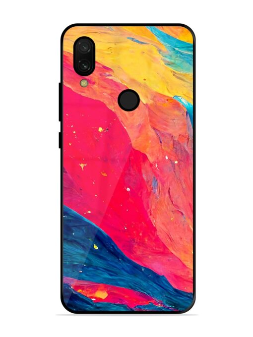 Starry Night Glossy Metal Phone Cover for Xiaomi Redmi 7 Zapvi