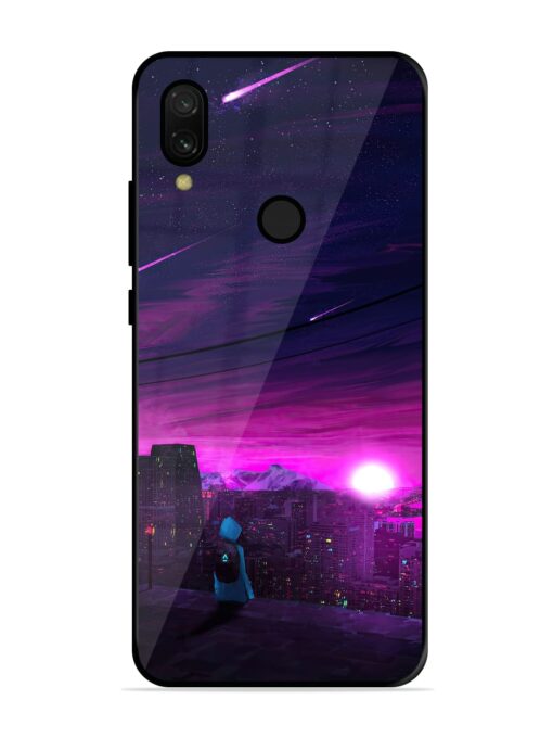 Empty Attempt Glossy Metal Phone Cover for Xiaomi Redmi 7