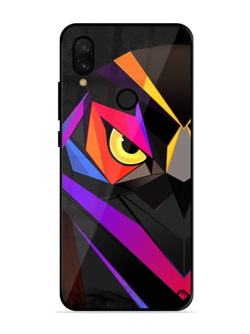 Wpap Owl Glossy Metal Phone Cover for Xiaomi Redmi 7 Zapvi