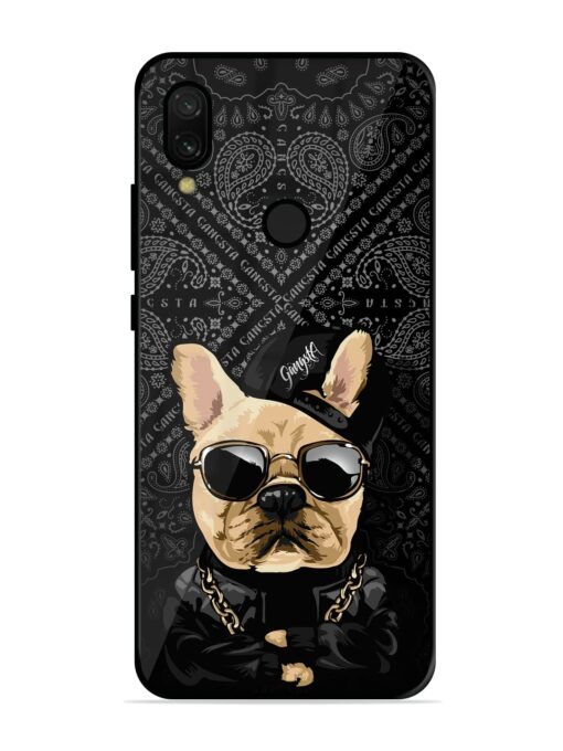 Gangsta Cool Sunmetales Dog Glossy Metal Phone Cover for Xiaomi Redmi 7 Zapvi