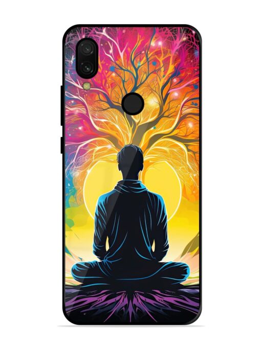 Mind Colourful Glossy Metal Phone Cover for Xiaomi Redmi 7 Zapvi