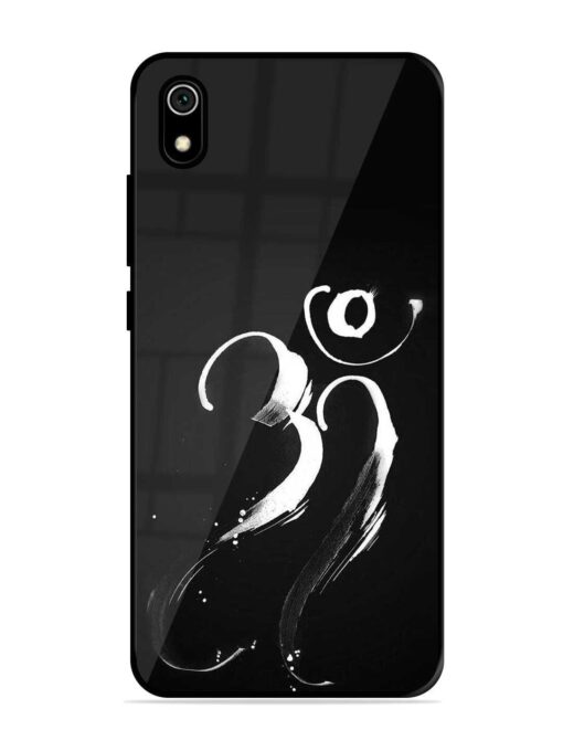 Om Logo Glossy Metal Phone Cover for Xiaomi Redmi 7A