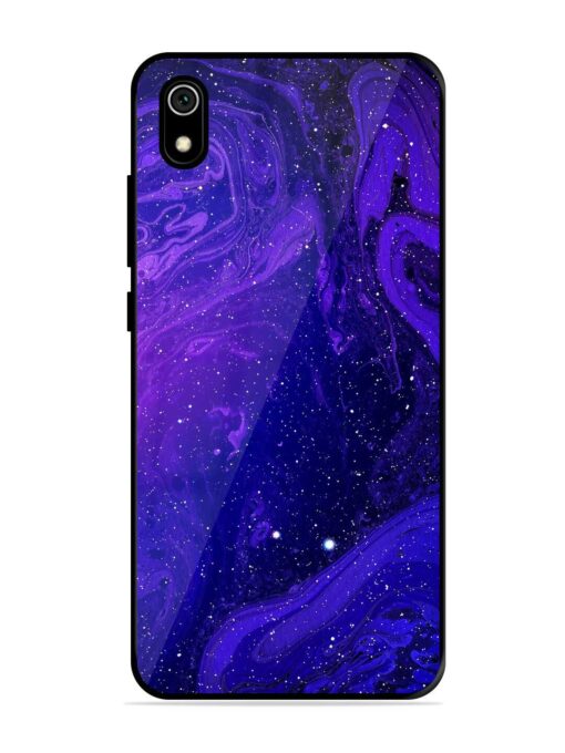 Galaxy Acrylic Abstract Art Glossy Metal Phone Cover for Xiaomi Redmi 7A