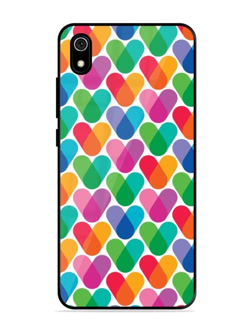 Overlapping Colors Colorful Glossy Metal TPU Phone Cover for Xiaomi Redmi 7A Zapvi