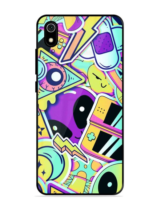 Scratch Art Glossy Metal Phone Cover for Xiaomi Redmi 7A