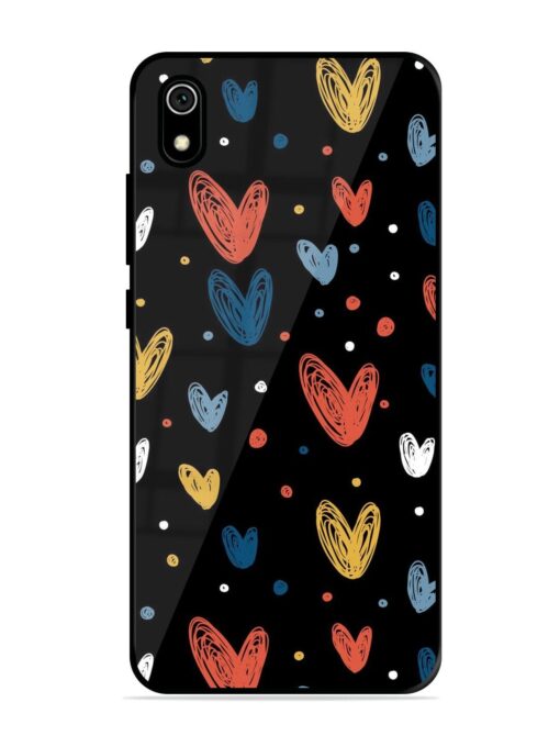 Happy Valentines Day Glossy Metal TPU Phone Cover for Xiaomi Redmi 7A Zapvi