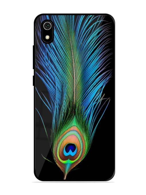 Peacock Feather Glossy Metal TPU Phone Cover for Xiaomi Redmi 7A Zapvi