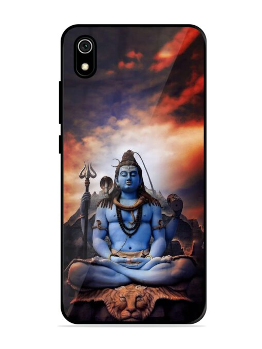 Jai Jai Shiv Glossy Metal Phone Cover for Xiaomi Redmi 7A Zapvi